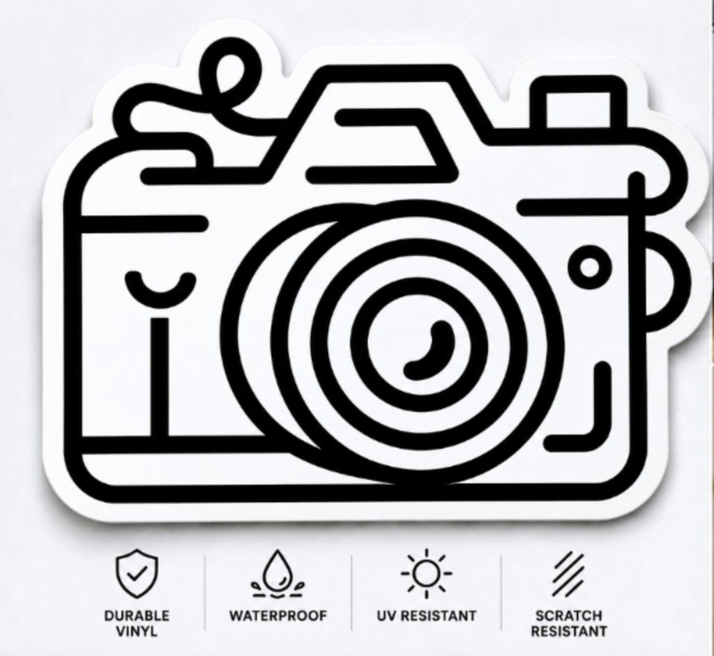 PD Camera Sticker: Stick It Everywhere. Regret Nothing.