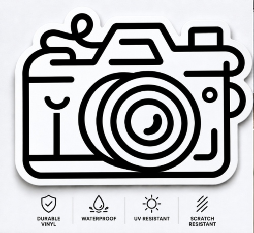 PD Camera Sticker: Stick It Everywhere. Regret Nothing.