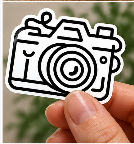 PD Camera Sticker: Stick It Everywhere. Regret Nothing.
